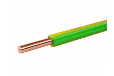 Провод установочный ПуВ(ПВ1) РЭК-PRYSMIAN 10 мм. кв. желто-зеленый