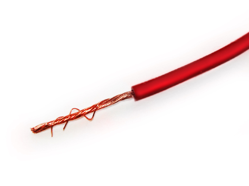 Провод установ. повышен. гибкости ПуГВ(ПВ3) 0,5 мм кв. красный "РЭК- PRYSMIAN"