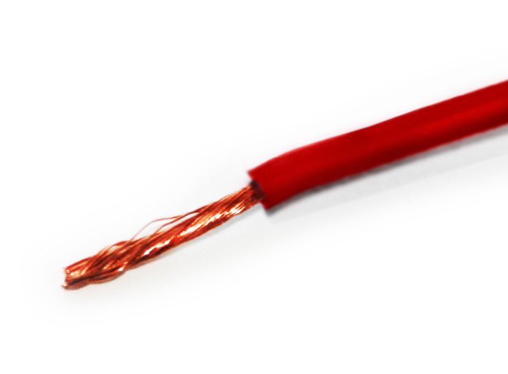 Провод установ. повышен. гибкости ПуГВ(ПВ3) 4 мм кв. красный "РЭК- PRYSMIAN"