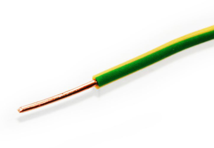 Провод установочный ПуВ(ПВ1) РЭК-PRYSMIAN 4 мм. кв. желто-зеленый