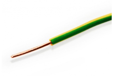 Провод установочный ПуВ(ПВ1) РЭК-PRYSMIAN 4 мм. кв. желто-зеленый